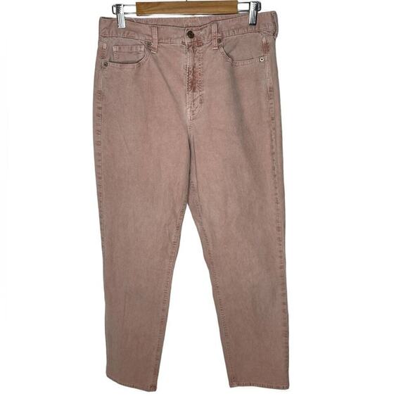American Eagle corduroy Mom Jeans High Rise Blush size 10 - Picture 1 of 11